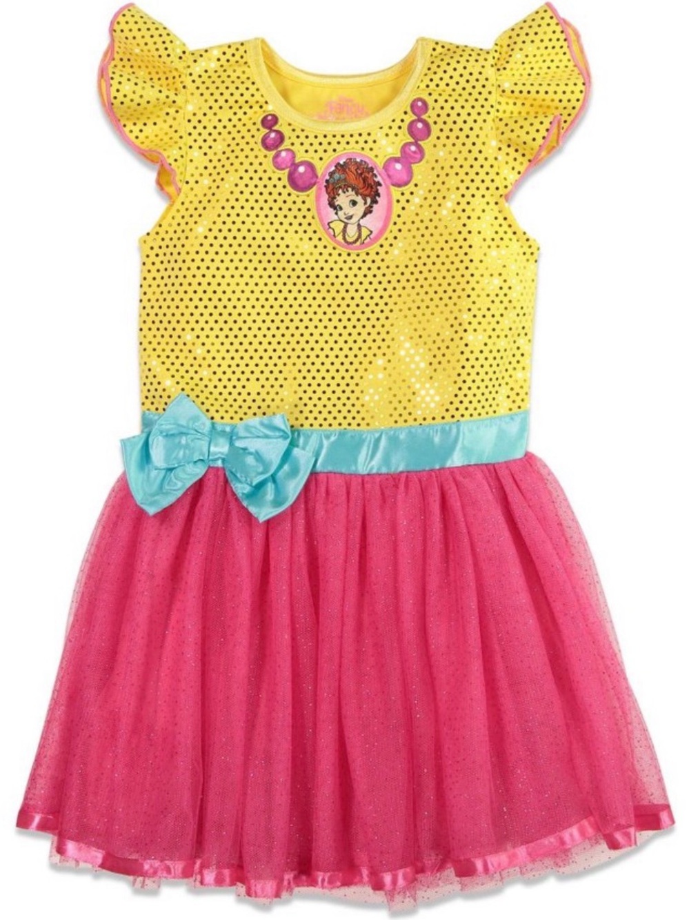 Disney Fancy Nancy Dress, Leggings & Headband Set Size 7/8 NWT - Picture 7 of 9